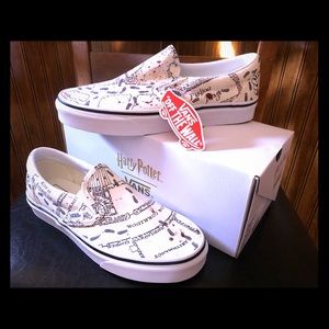Harry Potter Slip On Marauders Map Vans